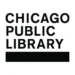 Chicago Public Library logo with bold black text on a white background and a horizontal black line underneath the text.
